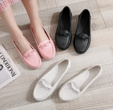 Sapatos de trabalho de mulheres baratos, sapatos confortáveis na plataforma de sapatos de enfermeiras do hospital para mulheres