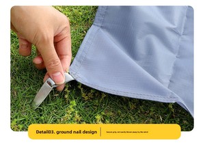 Compact Pocket <b>Waterproof</b> Sand Proof Folding Beach <b>Outdoor</b> Camping <b>Cushion</b> Portable Picnic Blanket - Product Image 3