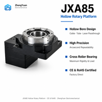 Plateforme rotative creuse ZhengYuan JXA 85 à roulement à rouleaux croisés haute rigidité, table rotative de positionnement de précision