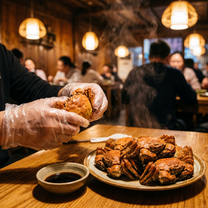 Kangle Thick Disposable PE <b>Gloves</b> Clear <b>Plastic</b> Poly <b>Gloves</b> Heavy Duty Food Grade Kitchen Cleaning Industrial Use - Product Image 4