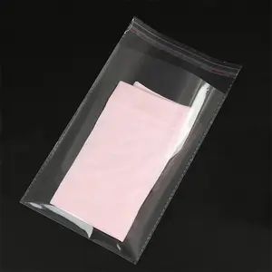 Tùy chỉnh rõ ràng nhựa OPP CELLO túi nắp kéo tự niêm phong Giấy bóng kính túi cho kẹo ngọt Cookies 3x5 5x7 6x9 9x12 inch