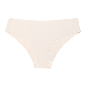 Culottes de bikini sans couture taille mi-haute pour femme 2026, couleur unie, tricotées, ultra-fines, style basique - Product Image 4