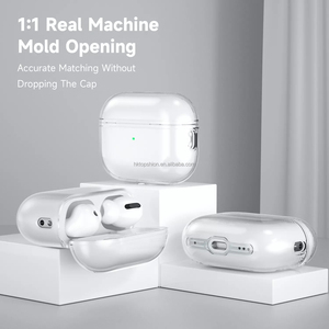 Étui en tpu <span class=keywords><strong>souple</strong></span> de haute qualité pour airpods pro 2, housse de protection avec anneau en métal/lanière de boîtier - Product Image 5