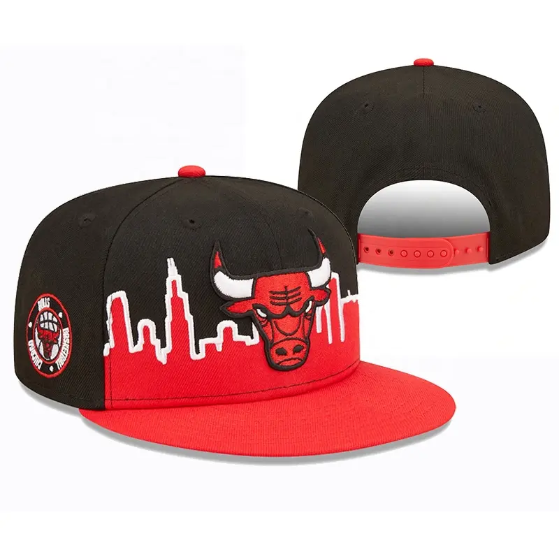 Bonés de beisebol snapback Hip Hop personalizados de alta qualidade para homens com 6 painéis esportivos bordados 3D por atacado LP