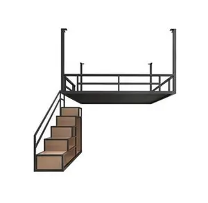 다기능 철 해먹 작은 가족 다락방 침대 교수형 벽 침대 교수형 로프트 높이 침대