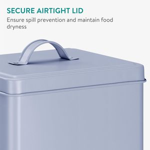 Récipient hermétique pour nourriture pour chiens, capacité de 15 lb et 50 tasses avec cuillère en métal, bac de rangement pour croquettes en métal pour chiens et chats - Product Image 5
