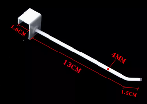 Phổ biến nhất cửa hàng bán lẻ kim loại thép <span class=keywords><strong>slatwall</strong></span> Bảng điều chỉnh an ninh treo hiển thị Pegboard móc - Product Image 4