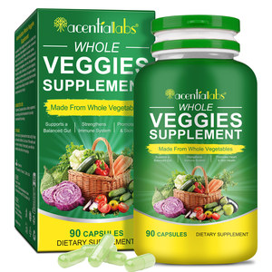 Acentiallabs organik meyve sebze takviyesi kapsül-meyve sebze tozu ile Multivitamin Veggie ve meyve kapsülleri - Product Image 3