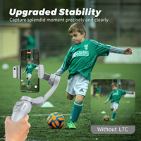 Estabilizador de Gimbal L7CPro para Móviles, Gimbal Plegable con Función de Seguimiento por IA, Compatible con Sistemas Android e iOS