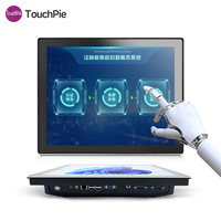 Monitor de Pantalla Táctil Industrial de 10.1 a 23.6 Pulgadas, Panel PC Táctil con Sistema Operativo Windows/Android/Linux Integrado, con RS485, RS232, RJ45, POE