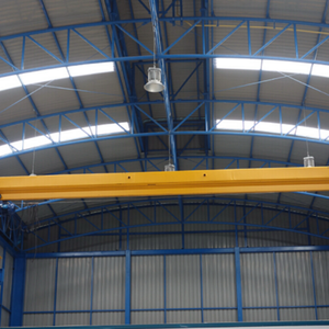 Grúa Puente Monoviga Estándar Europeo de 5 Toneladas con Polipasto de Baja Altura para Elevación de Materiales en Talleres y Almacenes con Techos Bajos - Product Image 1