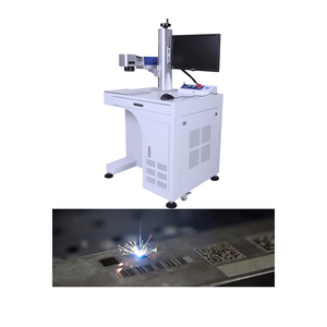 Máquina de marcado de código <span class=keywords><strong>QR</strong></span> láser de fibra de escritorio especialmente para placas de identificación de aluminio y Metal máquina de marcado láser de marcado PCB - Product Image 5