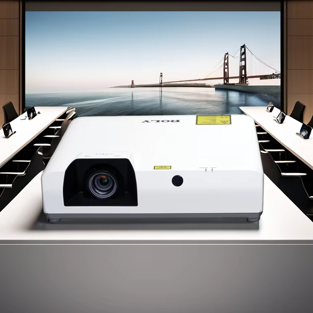 Flyin Projectors E6 UHD 4K Laser Projector 6500 ANSI Lumens Portable 3LCD Proyector 3D Short Throw Business Education