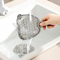 Vente chaude maison cuisine exquise lumière luxe fruits lavage artefact stockage des aliments et conteneur avec poignée couvercle panier de vidange