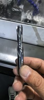 Fraises gauches à double bord personnalisables à vente chaude 3.175mm, 4mm, 10mm, 12mm fraises en bout, outils CNC, acier au tungstène