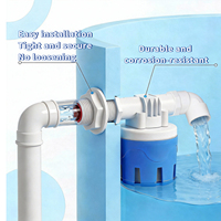 Válvula de flotador manual OEM de 1/2 pulgada con flotador de bola mini para control de nivel de agua en tanques, precio económico