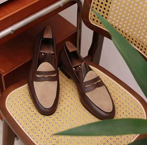 Zapatos de cuero para hombre cómodos, antideslizantes, transpirables y casuales. Zapatos de cuero genuino para hombre. - Product Image 3