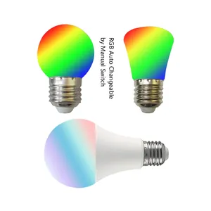 Lampadina colorata intercambiabile automatica a colori lampadina LED RGB E27 B22 barra di illuminazione a Led per esterni decorazione dell'insegna KTV