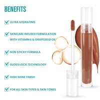 Vente en gros OEM ODM Versagel brillant à lèvres longue durée teinte hydratant brillant à lèvres brillant brillant brillant à lèvres brillant brillant rouge à lèvres liquide