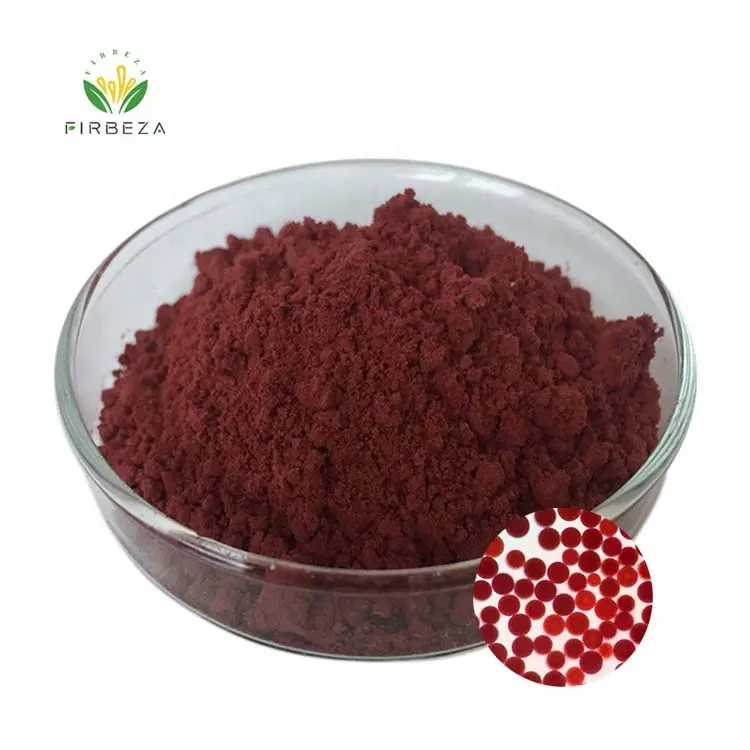 Chất Chống Oxy Hóa Thực Phẩm Lớp Haematocococcus Pluvialis Chiết Xuất Astaxanthin Bột Với Số Lượng Lớn