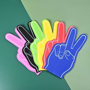 Manos de Espuma Personalizadas con Logotipo para Animar en Eventos Deportivos y Fiestas, Manos de Espuma EVA para Animar, Dedos de Espuma Personalizados - Product Image 1