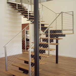 Gigantes del diseño moderno producen materiales <span class=keywords><strong>de</strong></span> diseño <span class=keywords><strong>de</strong></span> interiores que se pueden personalizar para escaleras rectas <span class=keywords><strong>de</strong></span> interior - Product Image 1