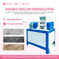 Granulateur à double rouleau WINWORK pour engrais composé NPK à base de chlore et de soufre