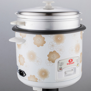 Olla <span class=keywords><strong>arrocera</strong></span> eléctrica pequeña para el hogar, Color de flor marrón con accesorios, taza medidora, Cocina Rápida para Cocina - Product Image 1
