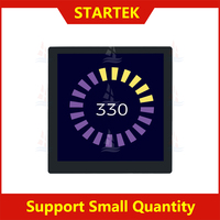 Module d'affichage LCD HMI IPS 4 pouces carré 720*720 avec interface UART et écran tactile capacitif