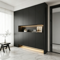 Fournisseur Professionnel de Meubles Modulaires pour Salon, Meuble à Chaussures en Bois Moderne, Élégant et Tendance pour Condominium