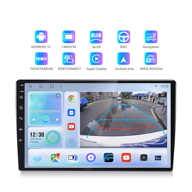 KZS 9/10.1 Inch Portable 2DIN Universal Android GPS Navigation CD Truck MP5 for Car Player with Reversing Aid and OLED Display
