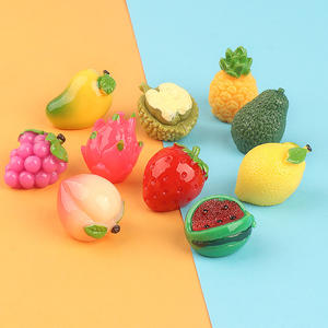 Accesorios Creativos y Lindos para Teléfono Móvil y Pinzas para el Cabello, con Diseño Tridimensional de Frutas en Resina - Product Image 2