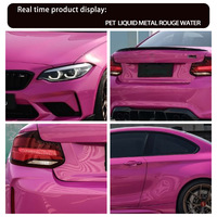 Película Protectora para Automóviles AXXPEL, Película de Cambio de Color PET para Todo el Automóvil, Extensión Especial para Protección de la Carrocería, Efecto Metal Líquido Rojo