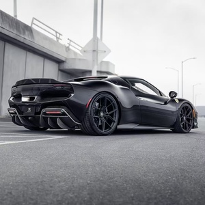 ชุดแต่งคาร์บอนไฟเบอร์สำหรับ Ferrari 296 รุ่นอัพเกรด FY Style ประกอบด้วยลิ้นกันชนหน้า ดิฟฟิวเซอร์ สปอยเลอร์ และสเกิร์ตข้าง - Product Image 6