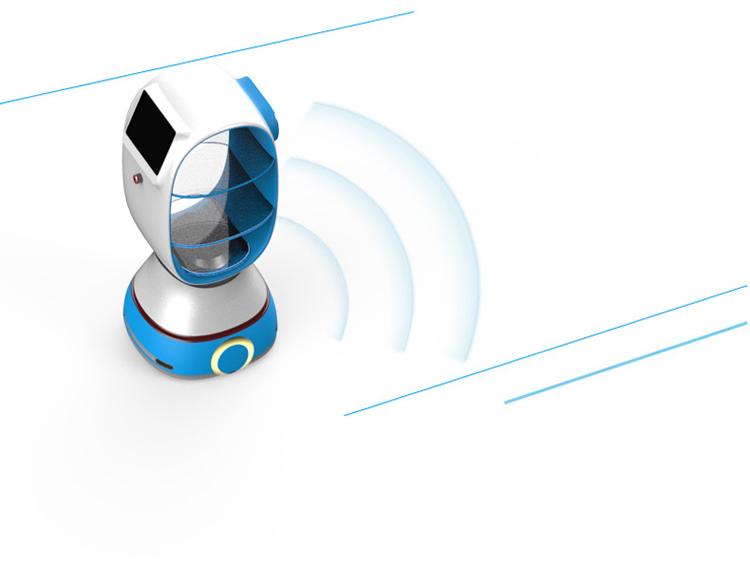 Most Popular  Commercial Food Delivery Smart Robot