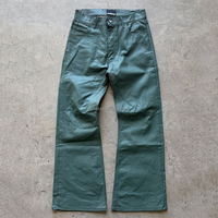 Jeans en denim slim fit de haute qualité, enduits de cire, sur mesure, design de luxe, coupe évasée, pantalons pour homme