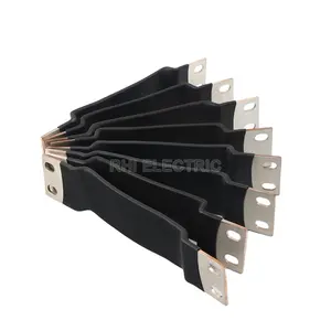 Kustom Berlapis Nikel 99.9% Copper Bus Bar Flexible Busbar untuk Baru Sistem Angin