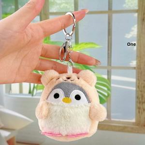 Wholesale Small Stuffed Animals Penguin Plush Key Chain <b>Mini</b> Kawaii Penguin Plush Keychain Bag <b>Backpack</b> Charm Decoration Pendant - Product Image 6