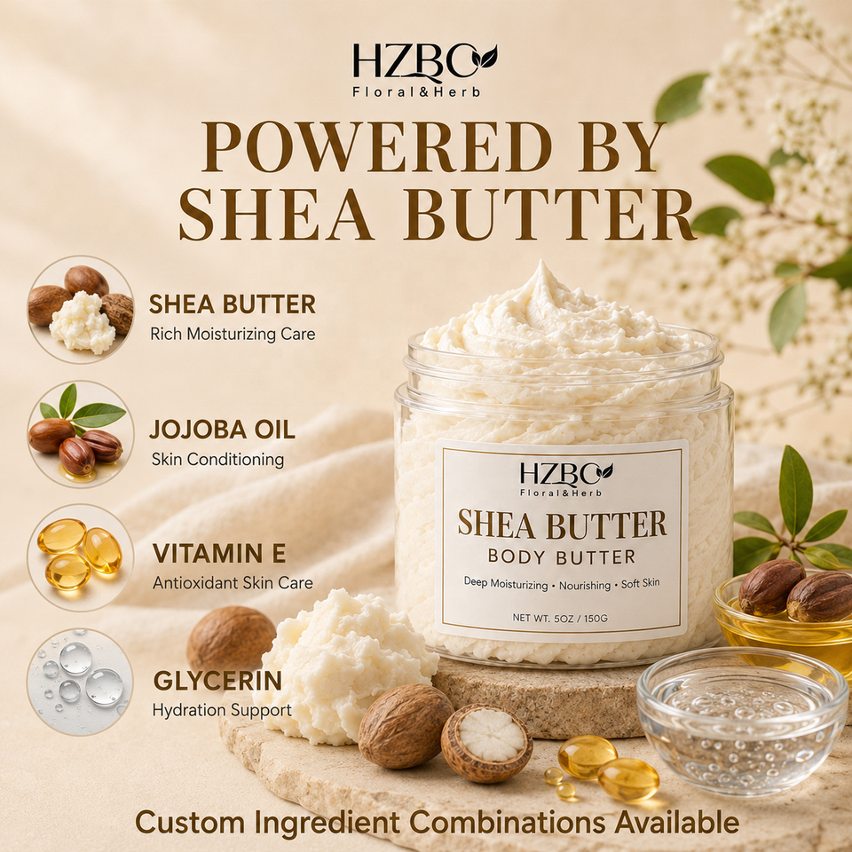 Private Label Whipped Shea Butter Body Butter Deep Moisturizing Dry ...