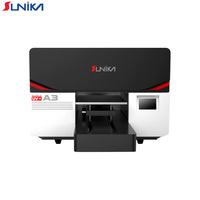 Sunika 3 ㎡/H RIIN Software UV DTF Impresora plana A3 Nuevo Epson 300mm Cabezal de impresión Larga vida útil Servicio de fábrica Servicio OEM