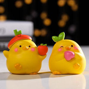 Figurita de pollo linda con forma de animal, regalo de cumpleaños impermeable para niños, novedades para fiestas, estilo 1 - Product Image 2