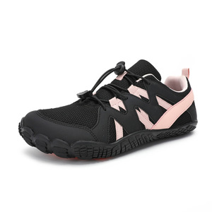 Chaussures de randonnée pour hommes, dessus en mesh respirant, semelle extérieure en caoutchouc, semelle intermédiaire en EVA, bout rond, chaussures de marche tout-terrain pour toutes les saisons - Product Image 4