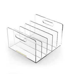 Étagère murale flottante transparente en acrylique pour la présentation de livres à la maison ou au bureau – Vente en gros - Product Image 5