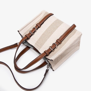 Nouvel Arrivage <span class=keywords><strong>Sac</strong></span> Fourre-tout en Toile à Large Bandoulière et Poignée Supérieure, Petit <span class=keywords><strong>Sac</strong></span> à Bandoulière en Cuir PU pour <span class=keywords><strong>Femme</strong></span>, Idéal pour le <span class=keywords><strong>Travail</strong></span> et l'Usage Quotidien, Vente en Gros - Product Image 6