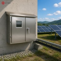 Boîte de distribution électrique murale étanche IP65 en acier laminé à froid, norme européenne