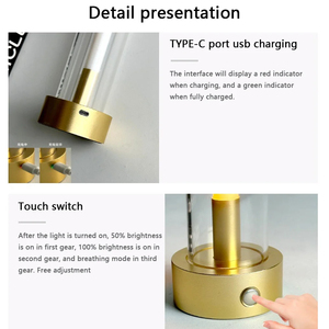 Outdoor Camping <b>Light</b> USB Rechargeable Hanging Desktop Ornament Ambient <b>Light</b> <b>LED</b> Reading Bedroom Bedside <b>Night</b> <b>Light</b> - Product Image 6