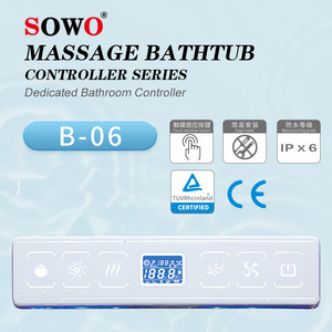 B-06 CE Lumière LED sous-marine à ozone Télécommande Massage <span class=keywords><strong>Baignoire</strong></span> Contrôleur tactile avec panneau LED TV pour <span class=keywords><strong>baignoire</strong></span> à bulles - Product Image 2