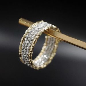 Bague Élastique de Luxe en Or 18K (AU750) Style Simple Ins, Gravée au Laser – Vente en Gros Usine Xinfly - Product Image 2