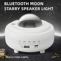 Projecteur d'étoiles galactiques blanc moderne et créatif, lampe nébuleuse LED avec haut-parleur pour la décoration de chambre à coucher