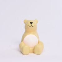 Figurine d'ours en porcelaine créative pour maison moderne intérieur intéressant décor unique à la maison cadeau bureau décor à la maison